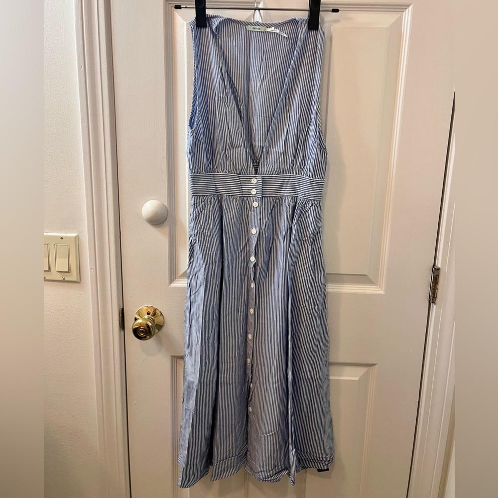Kimchi Blue from Urban Outfitters blue and white striped sundress size 2